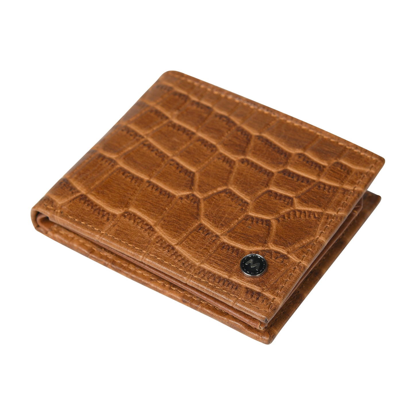 Men Crocodile Texture Leather Wallet