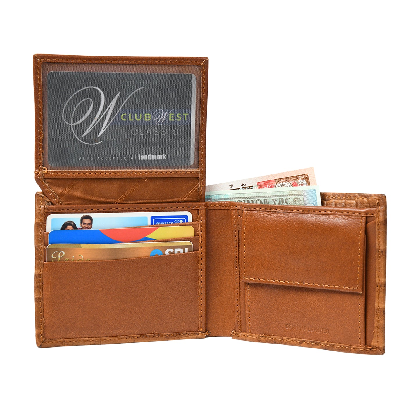 Men Crocodile Texture Leather Wallet