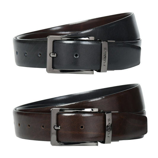 Men’s Belt & Wallet Premium Leather Combo Gift Pack