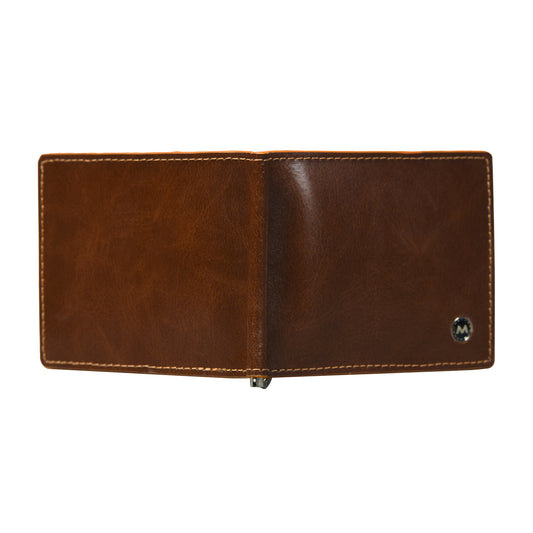 Men Premium Leather Money Clipper Wallet