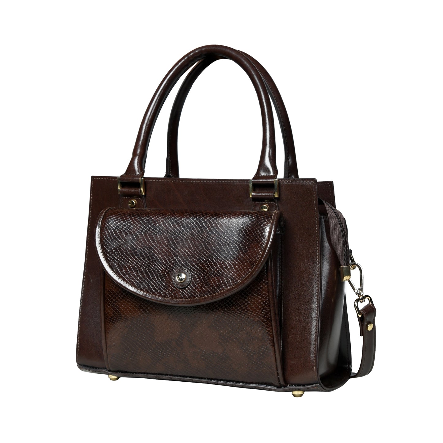 Ladies Premium Leather Hard Handbag