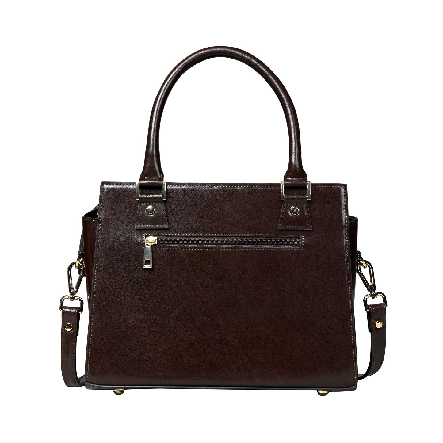 Ladies Premium Leather Hard Handbag