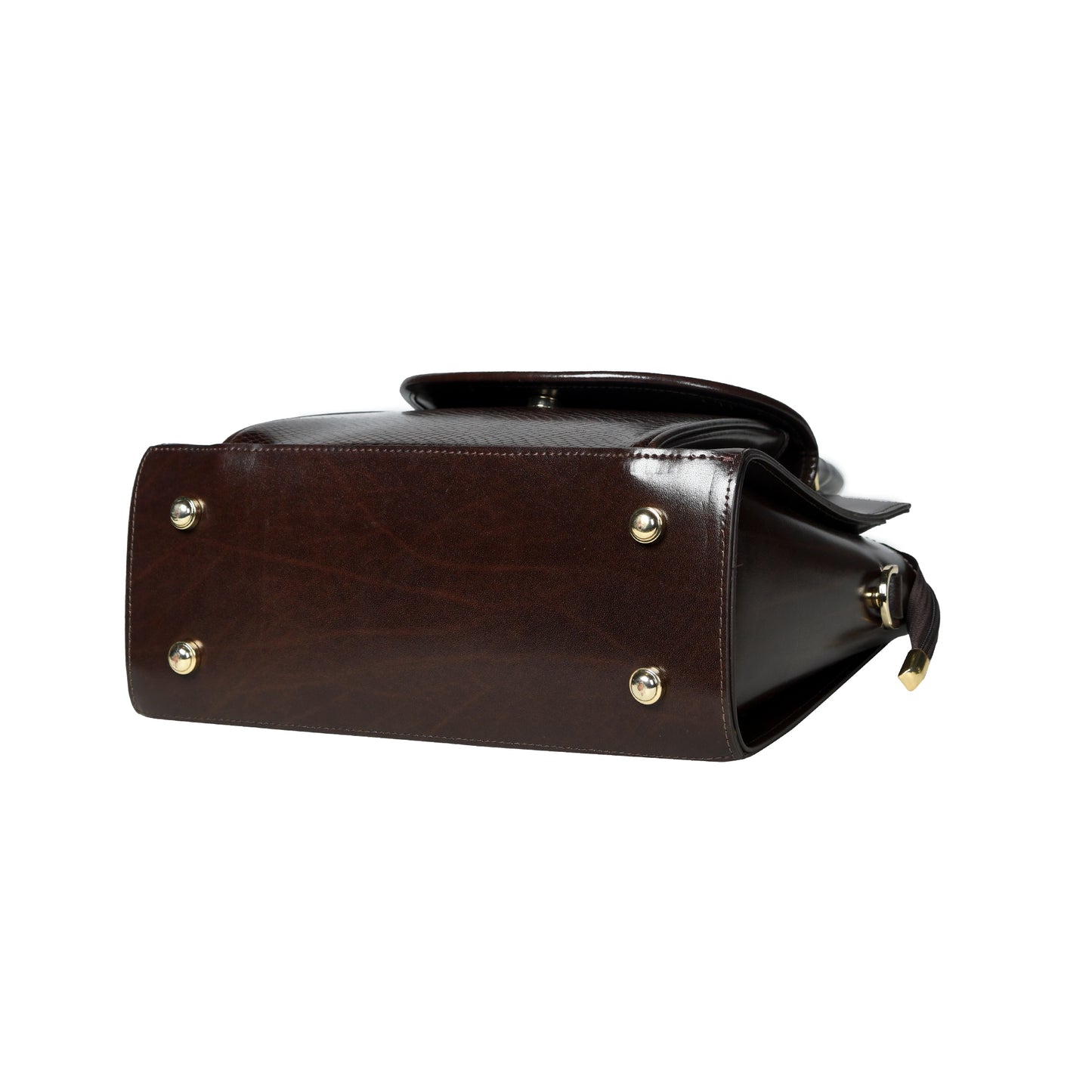 Ladies Premium Leather Hard Handbag