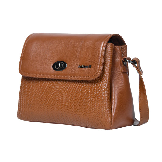 Ladies Leather Sling Bag